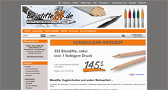 Desktop Screenshot of bleistifte24.de